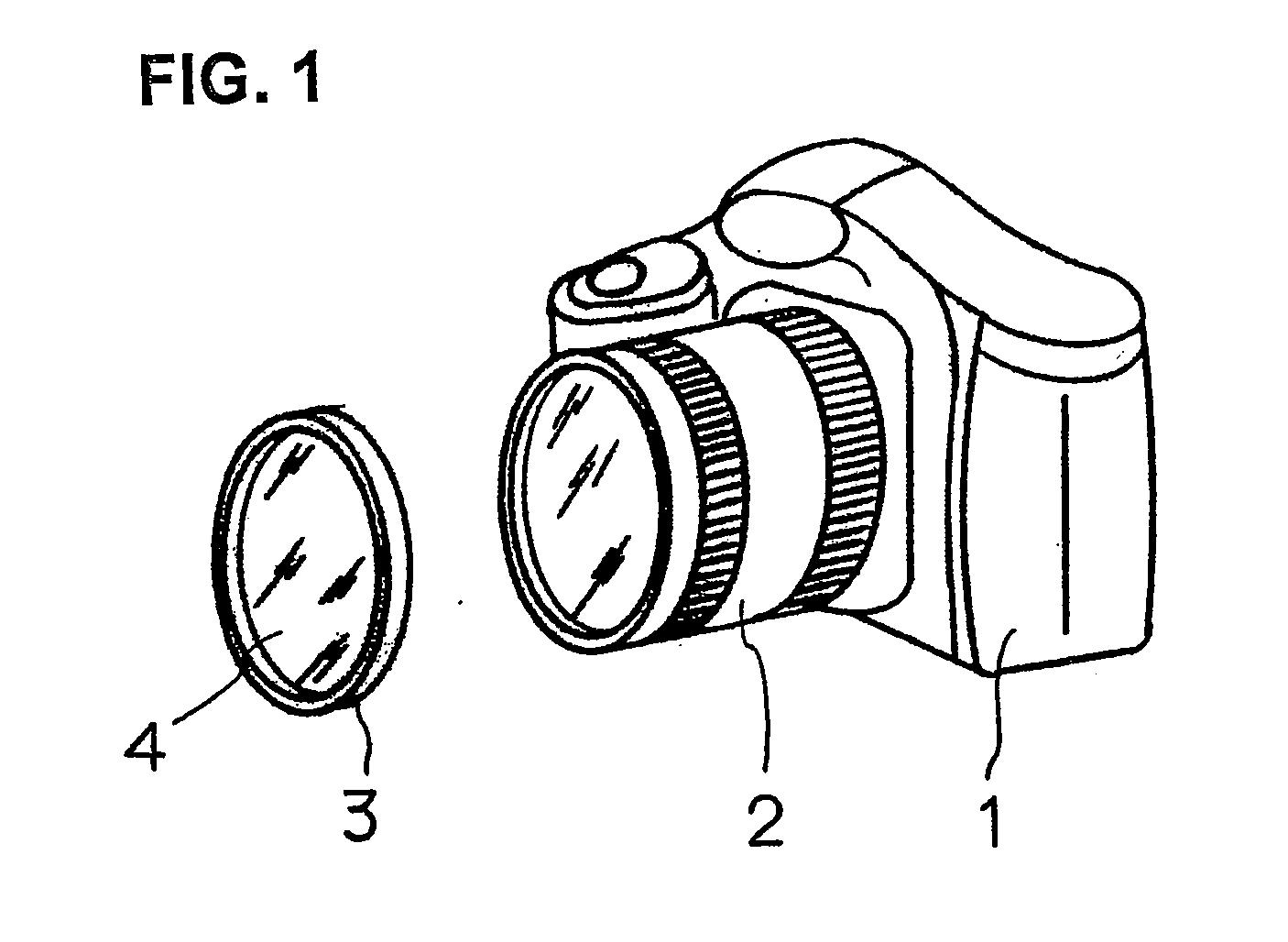 Filter frame for digital camera made from polymer elastic body Eureka