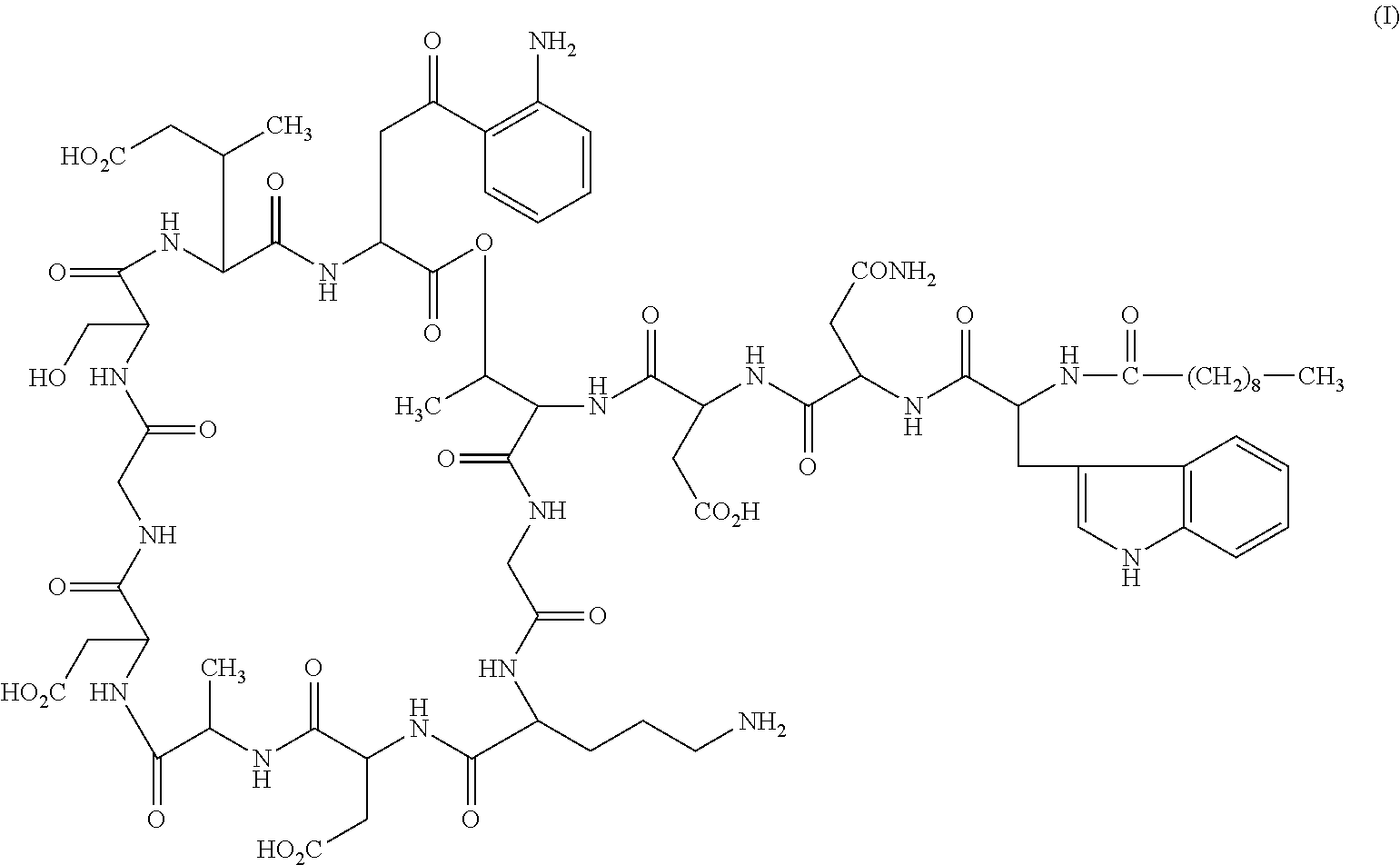 Formulations of daptomycin