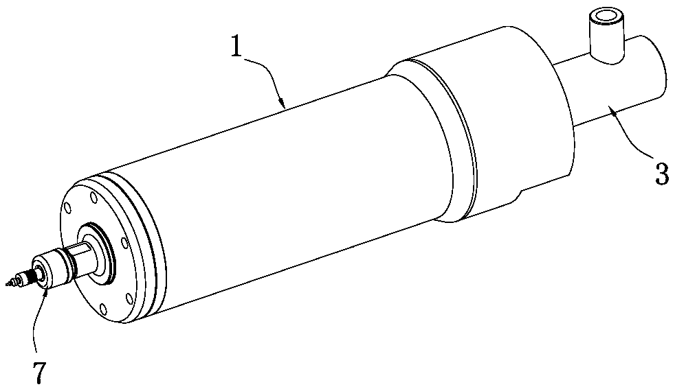 Hollow Water Outlet Ultrasonic Electric Spindle