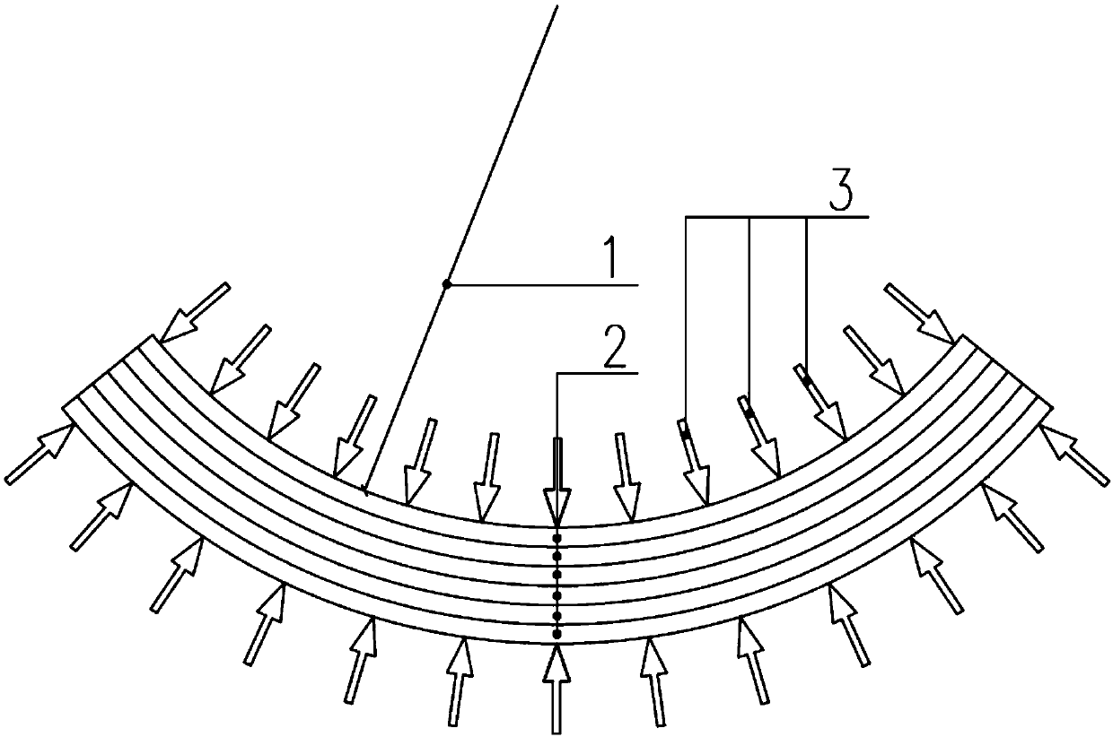 Forming method of curved glulam components based on wood plasticity