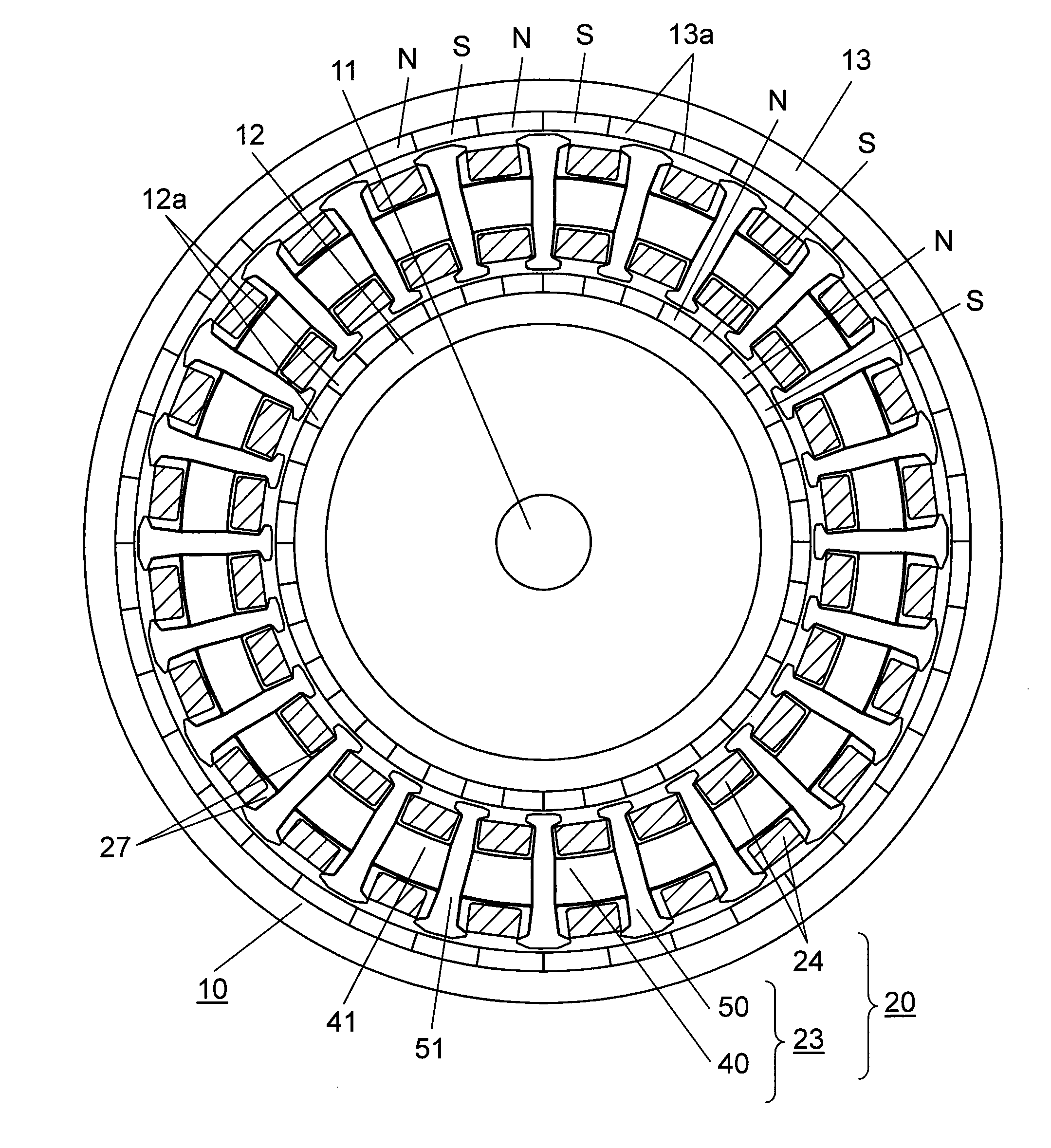 Dual-rotor motor and method of manufacturing the same