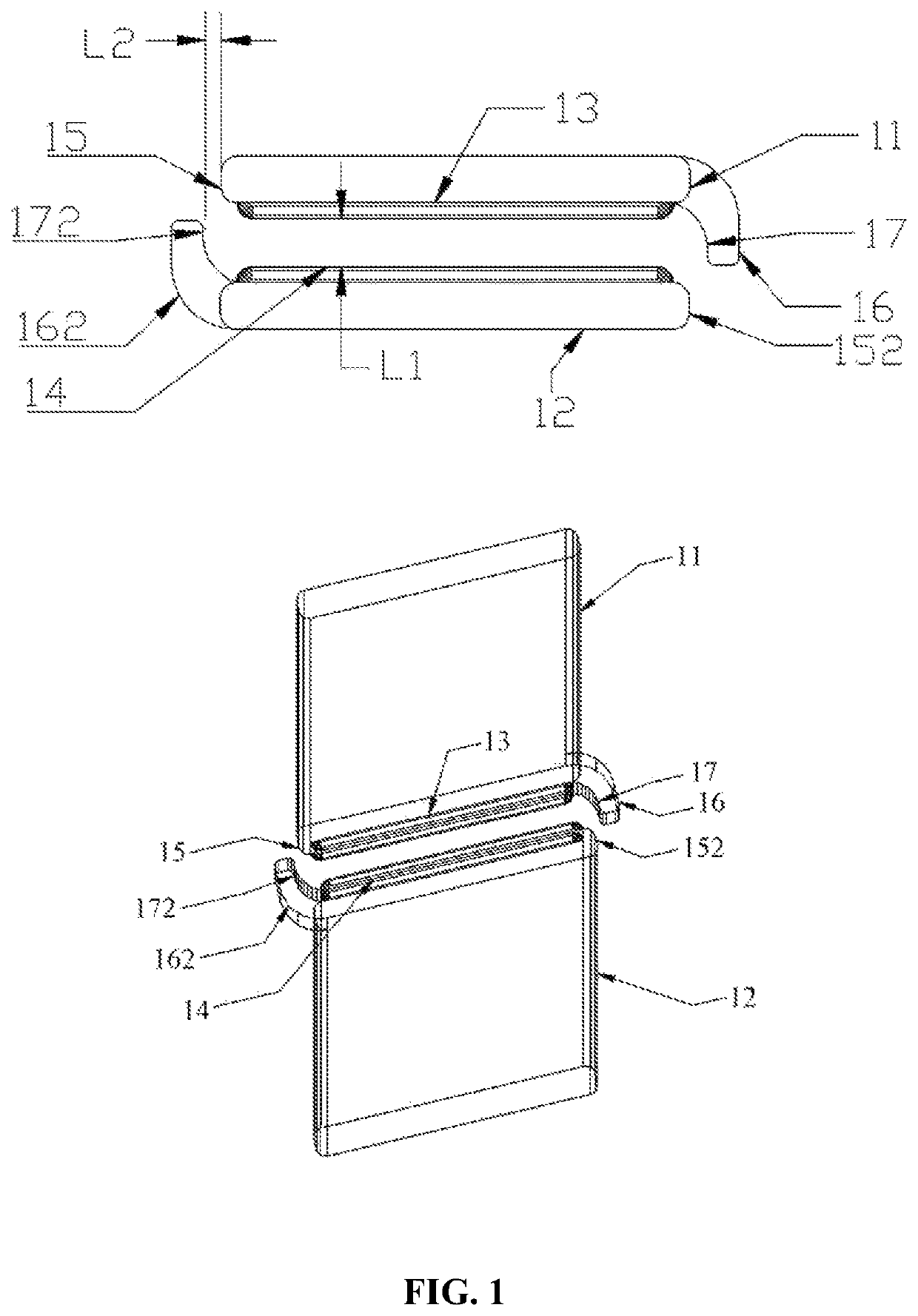 Heavy current reed switch contact structure