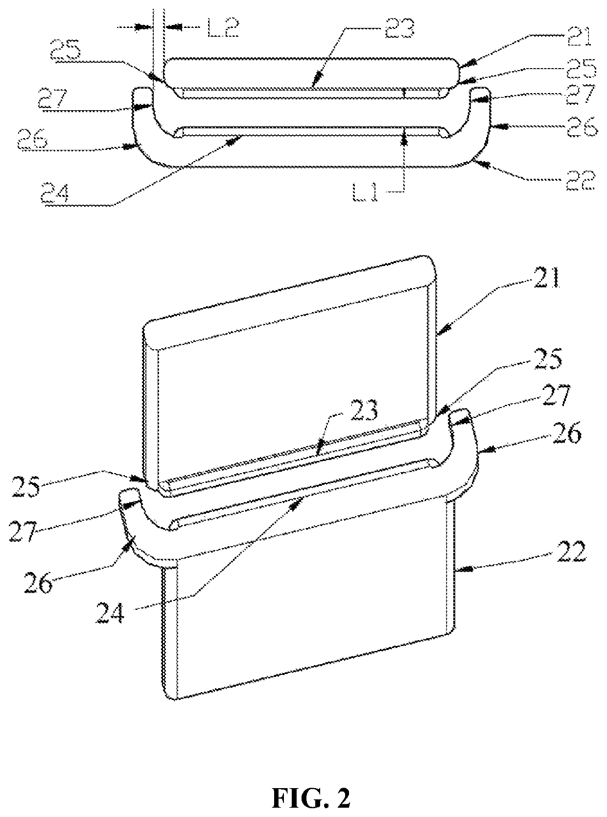 Heavy current reed switch contact structure