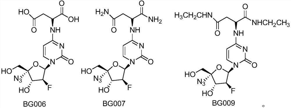 4-aspartic acid substituted cytosine nucleoside compound and medicinal application thereof