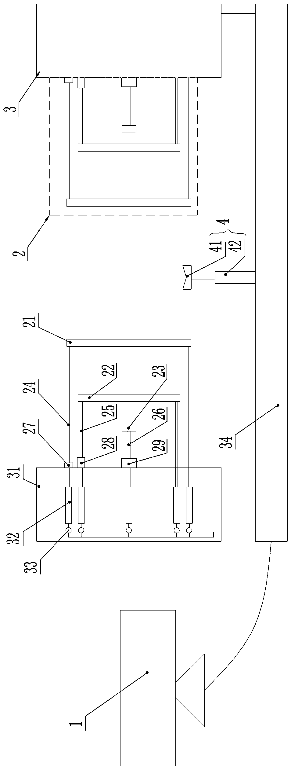 Automatic measuring device and method for taper thread parameters of graphite electrode nipple
