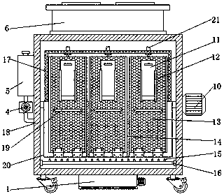 Experimental seed storage device capable of providing convenience for agronomists during storage