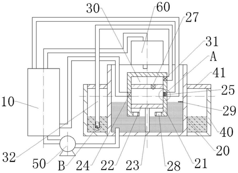 A cooling and dust removal device for computer mainframe