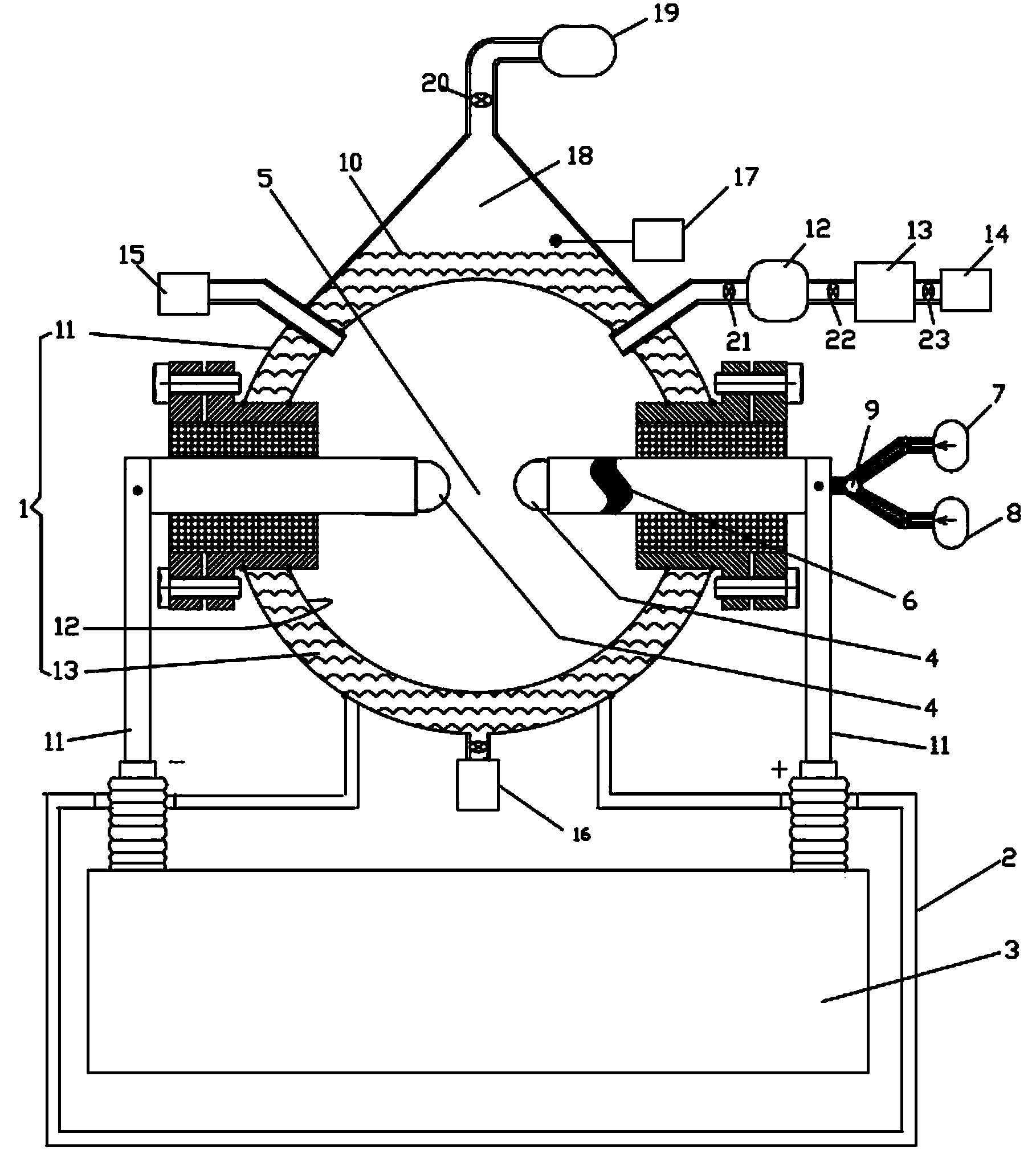 Pulse discharging operating nuclear fusion reaction method and reaction device of pulse discharging operating nuclear fusion reaction