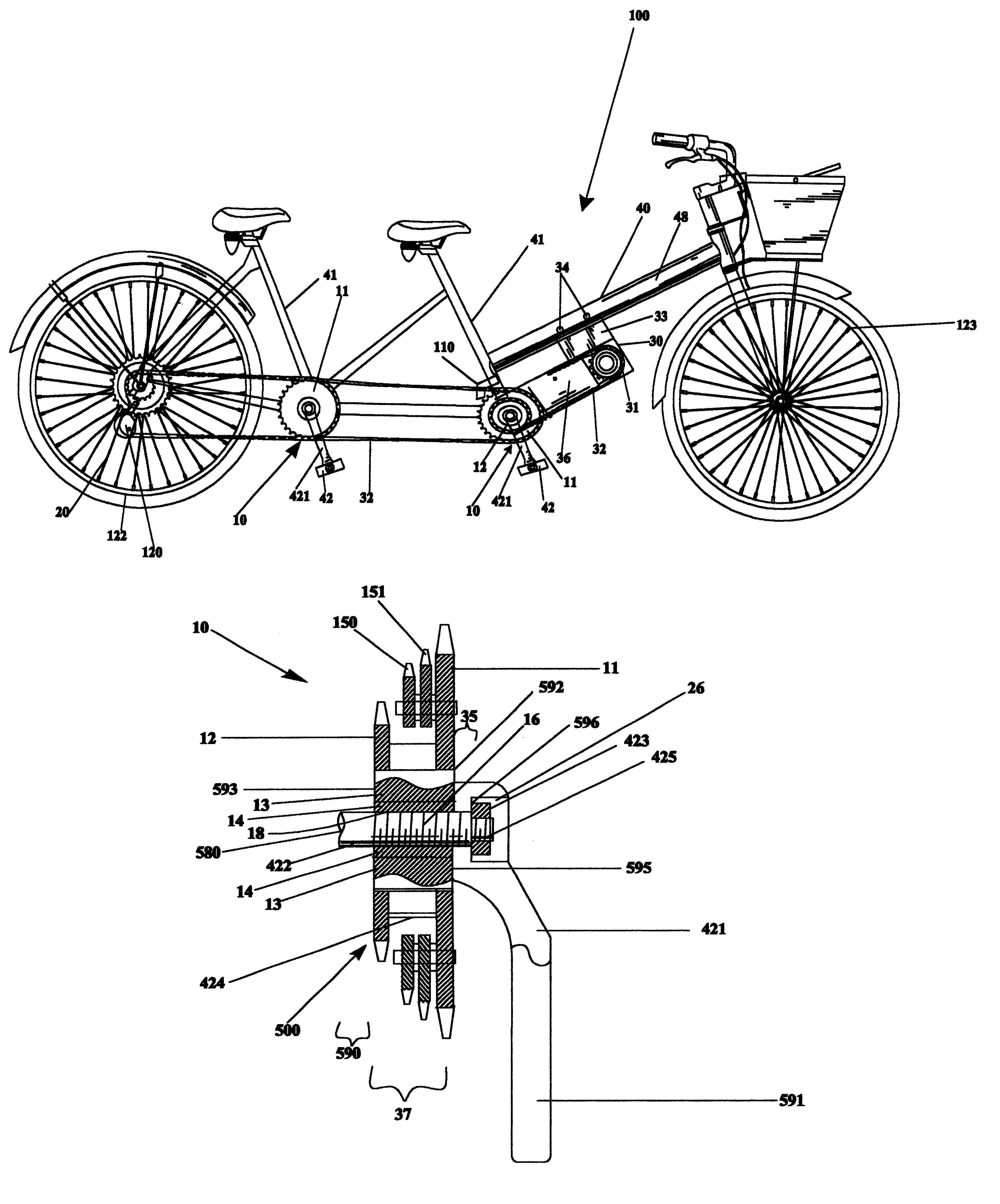 Bicycle's power train