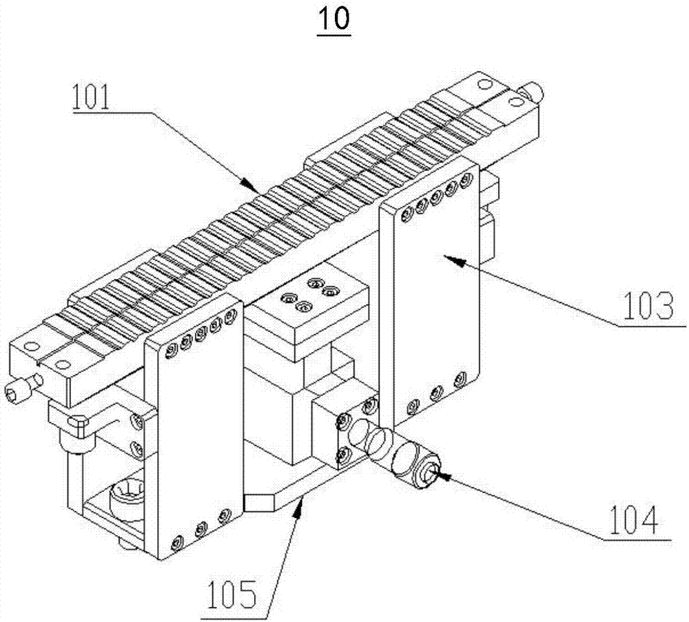 A kind of stripping device and stripping method