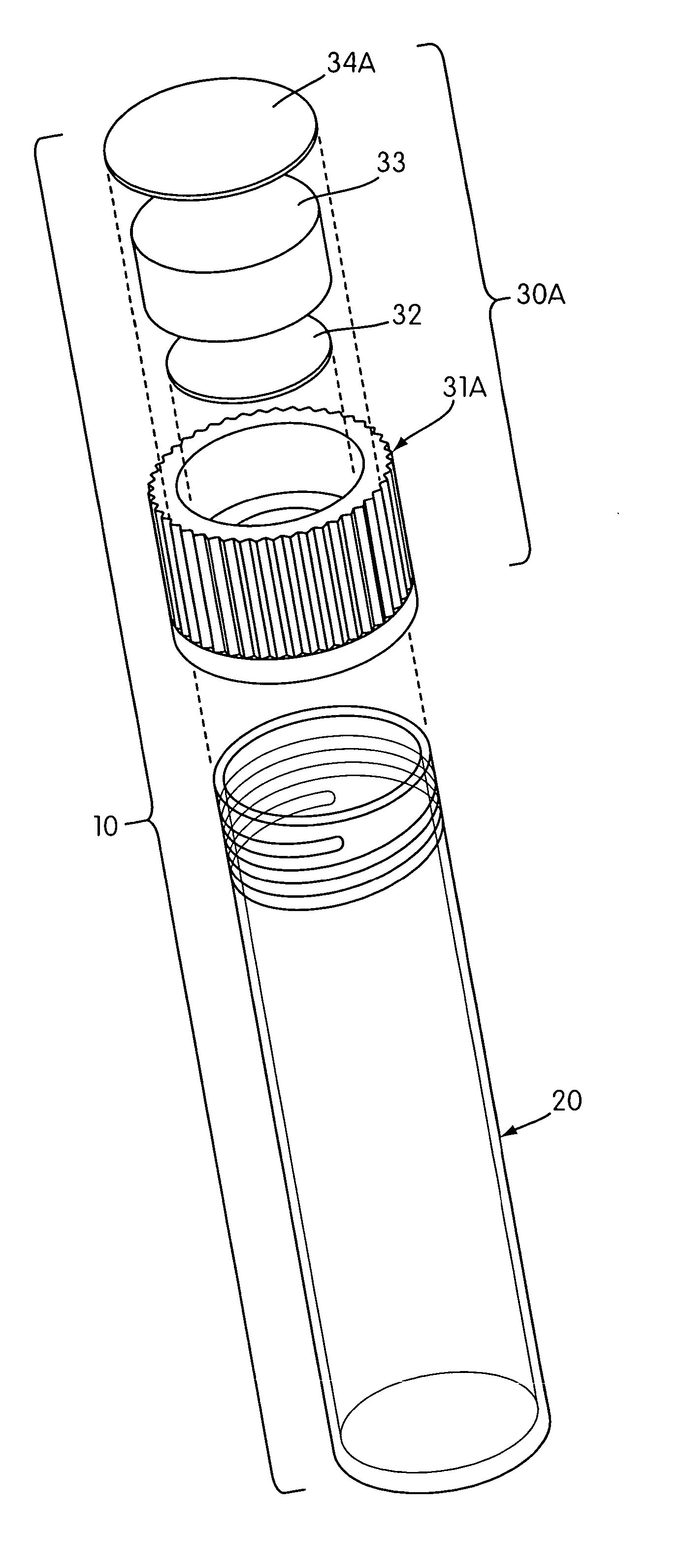 Method for transferring a substance to or from a closed system