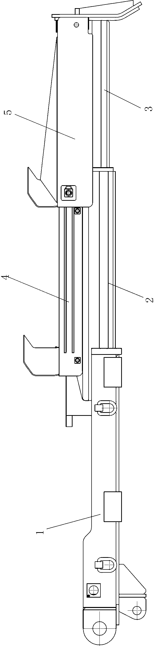 Gangue clamping-proof structure for gangue filling tamping mechanism