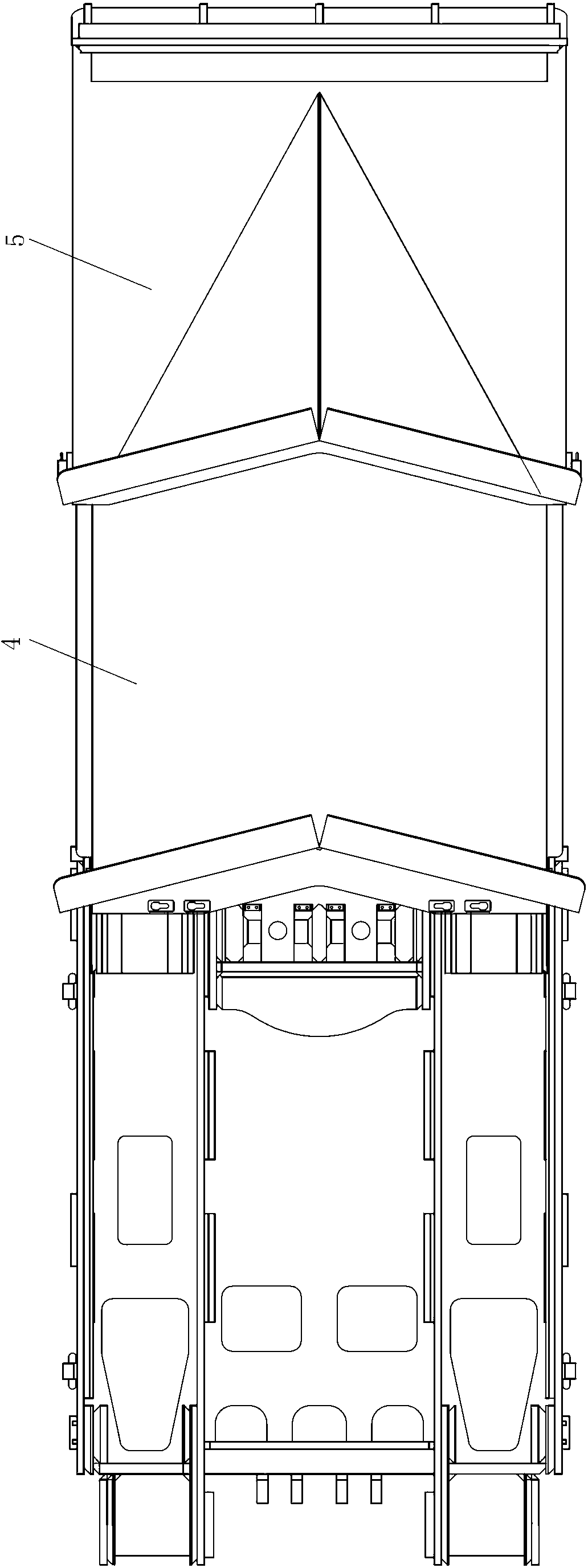 Gangue clamping-proof structure for gangue filling tamping mechanism