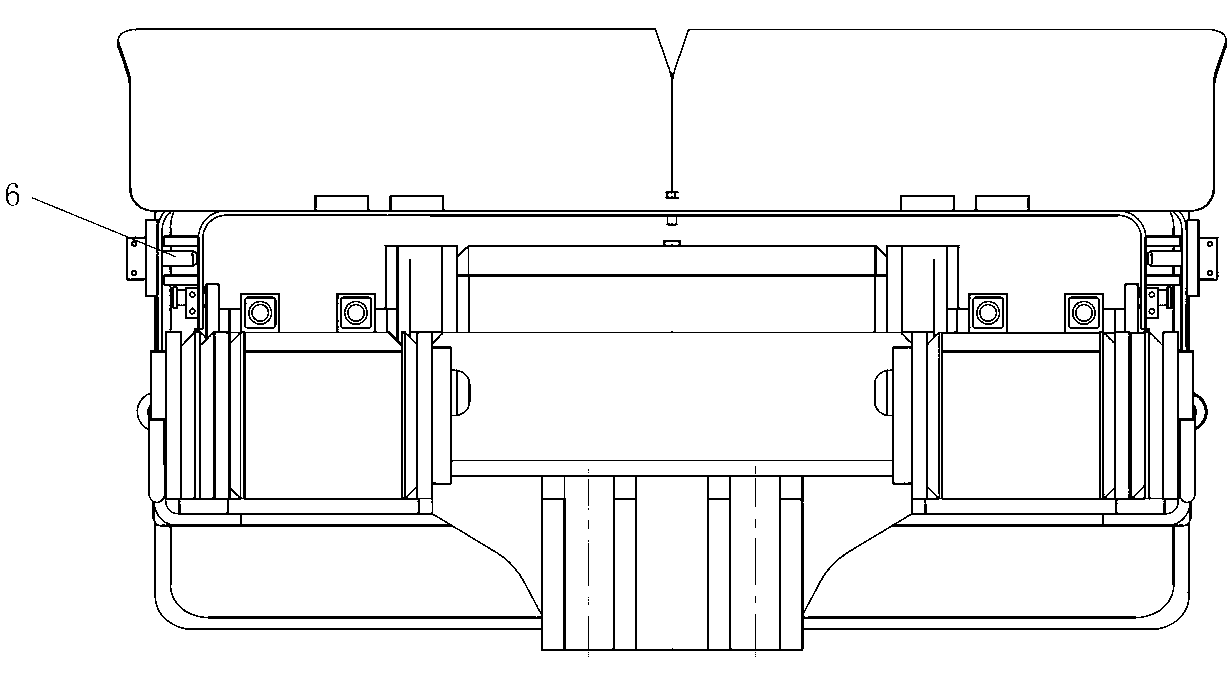 Gangue clamping-proof structure for gangue filling tamping mechanism