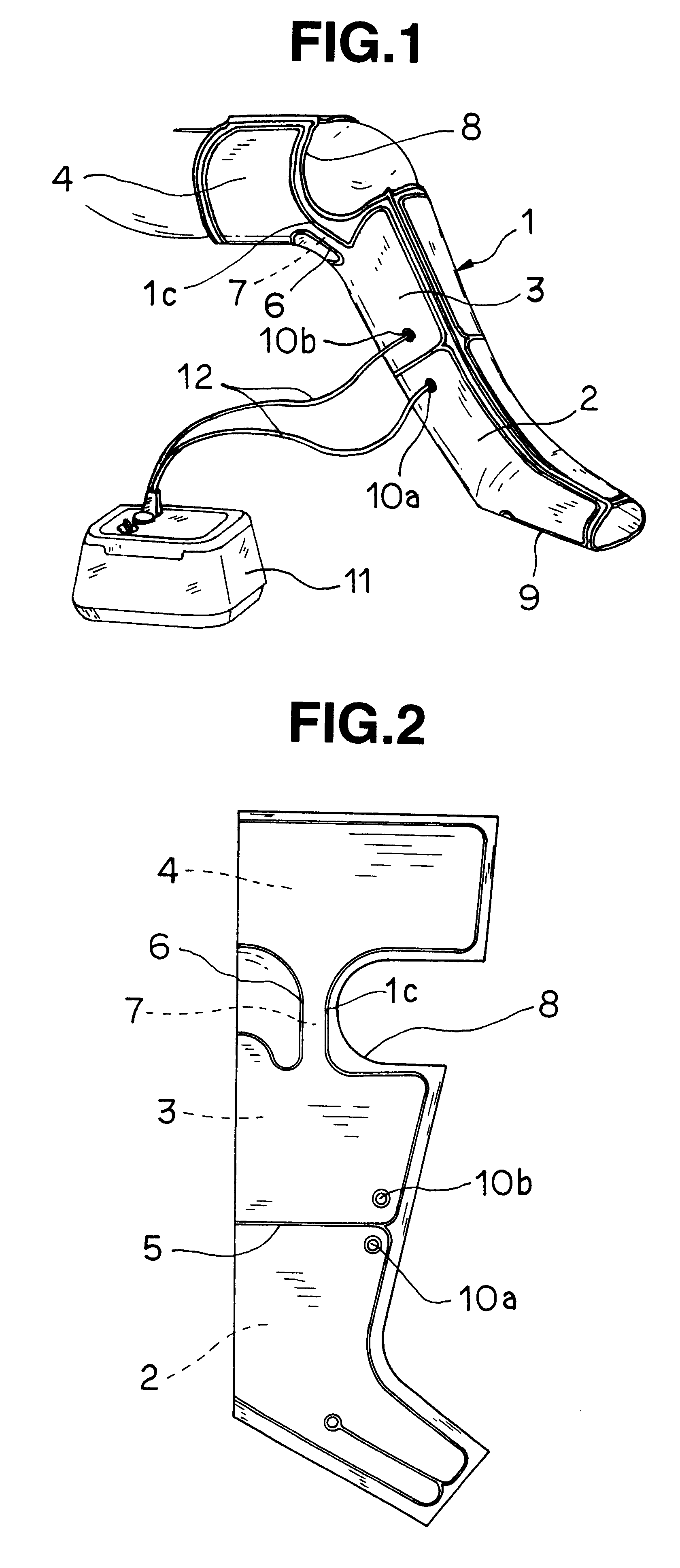 Compressing device for pneumatic massager