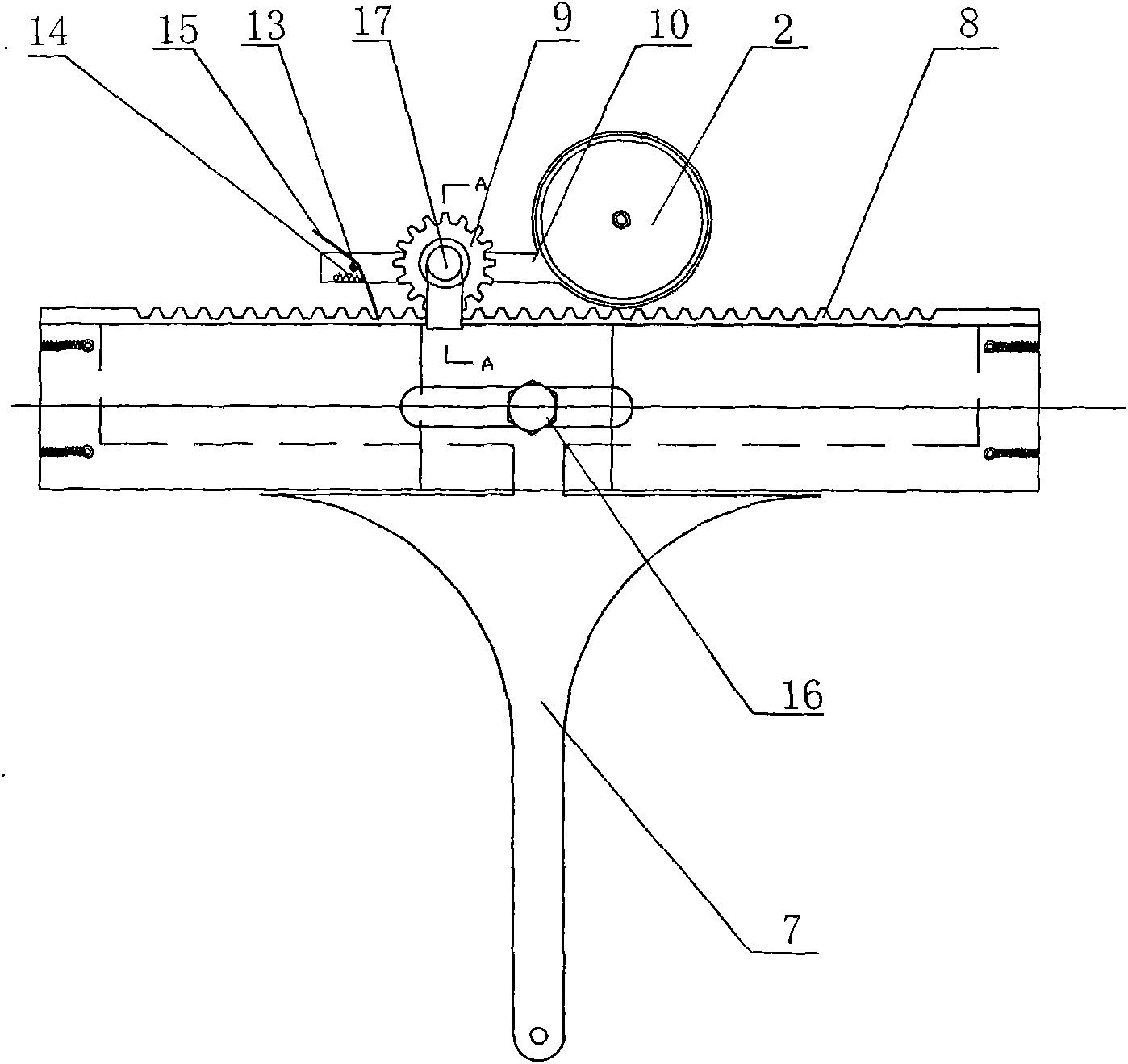 Device for marking color scale line of tire