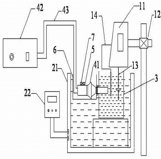 Real time monitoring method for resin rheological property under action of ultrasound, and apparatus thereof