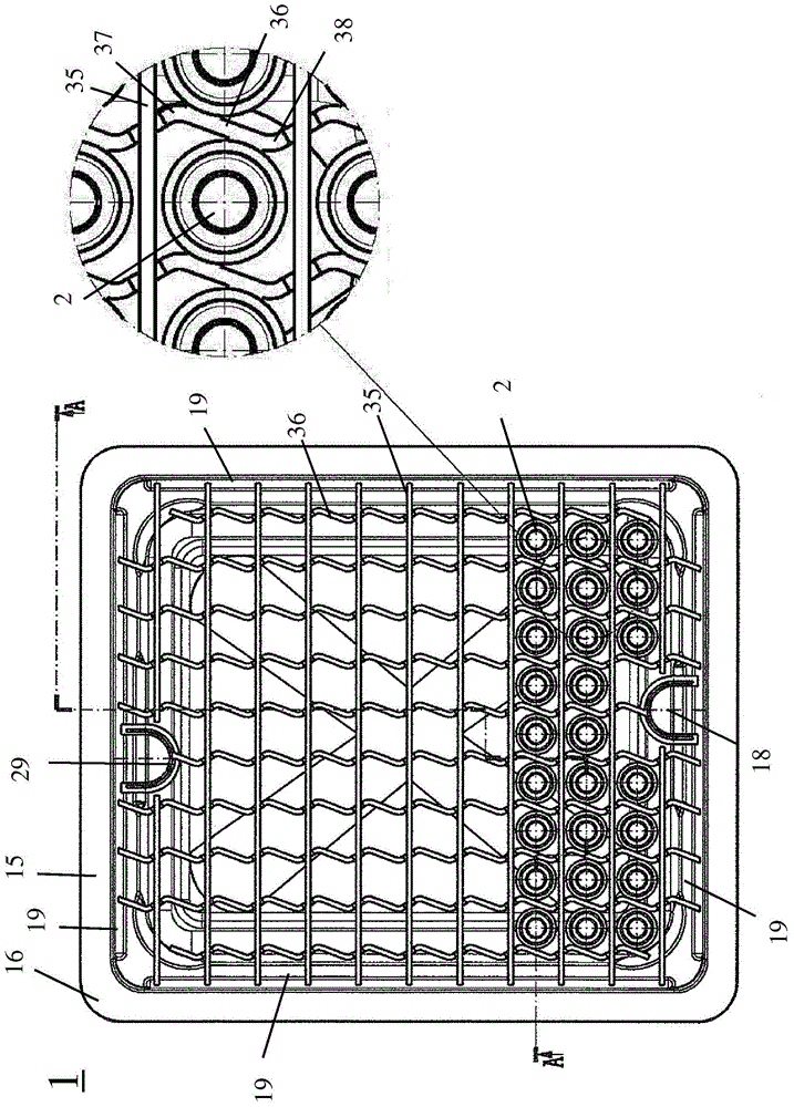 Method for handling containers storing substances for medical, pharmaceutical or cosmetic applications