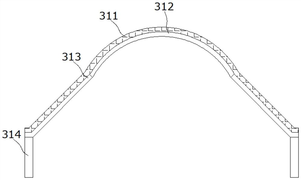 Efficient cooling tower for air conditioner and water distribution method of cooling tower