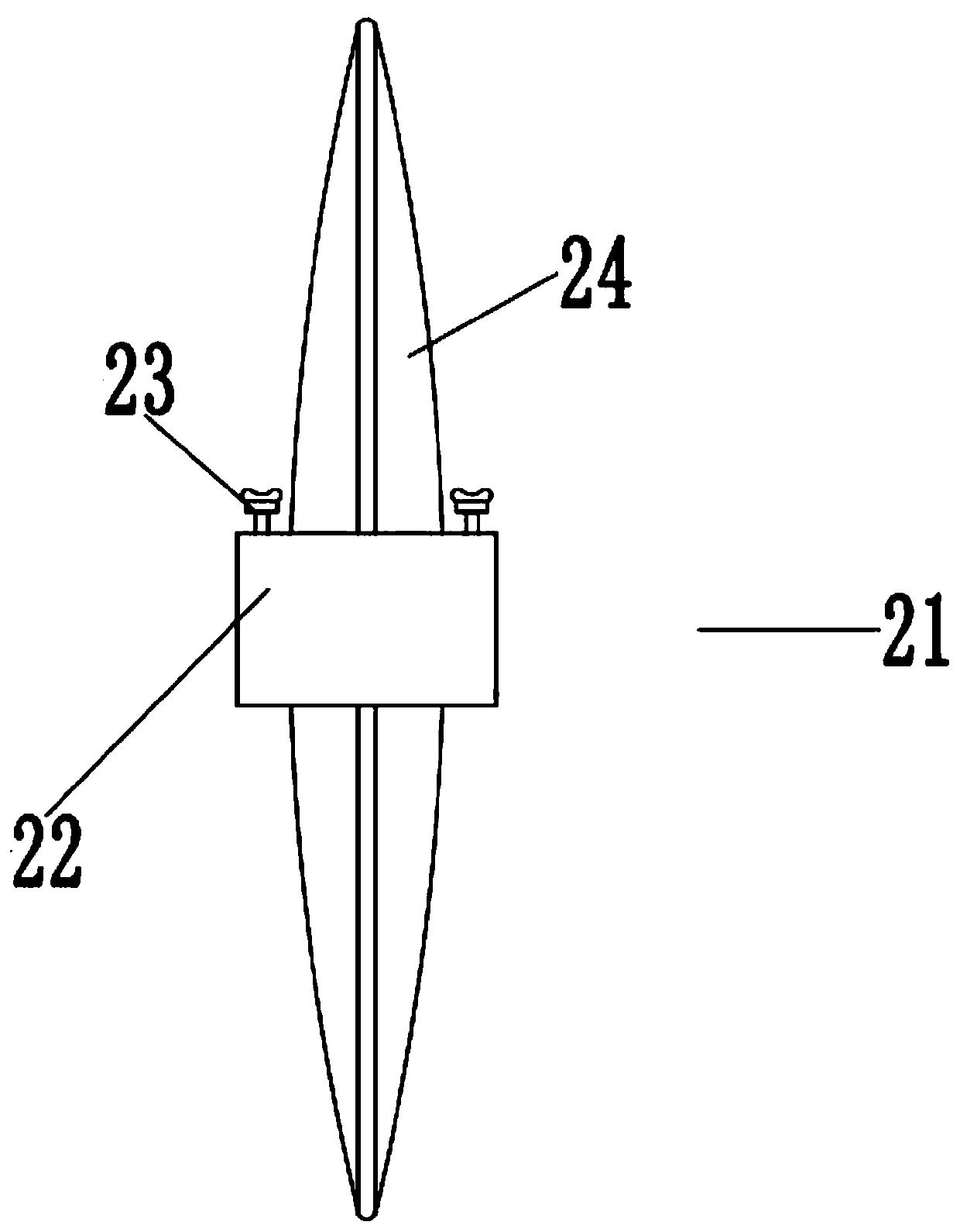 Equal-specification slitting device and method for rock wool strip processing