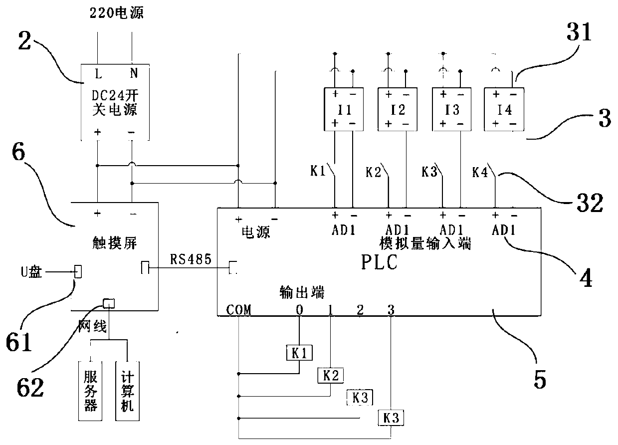 Portable current detection recording device