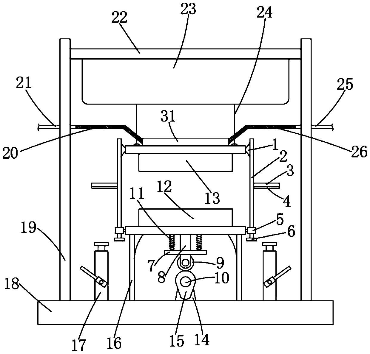 Glass molding mold