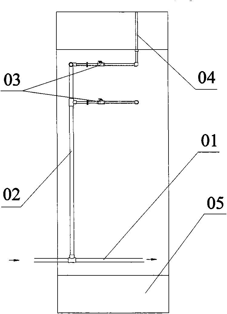Automatic grouting control device of push bench and method