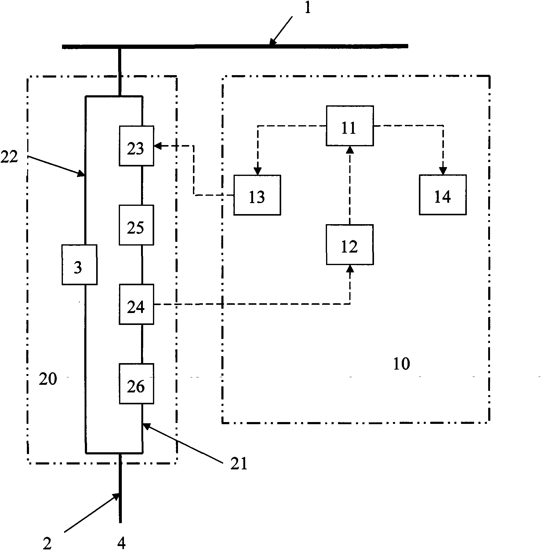 Automatic grouting control device of push bench and method