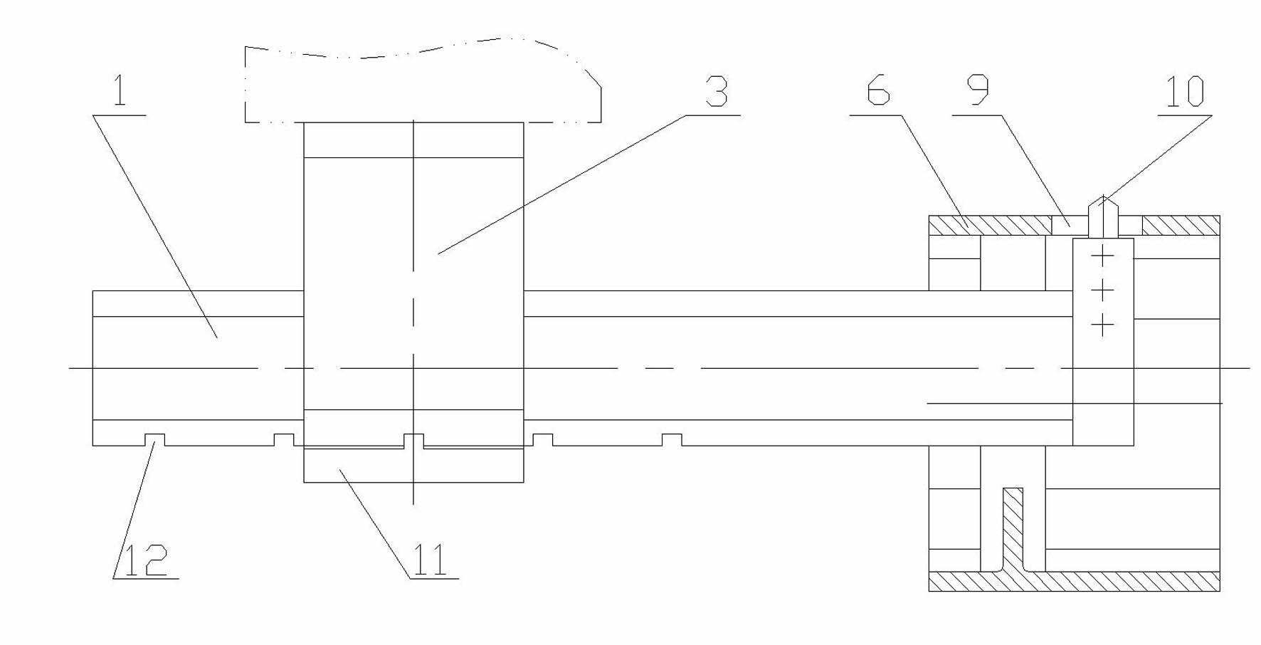 Large-lead nut turning device