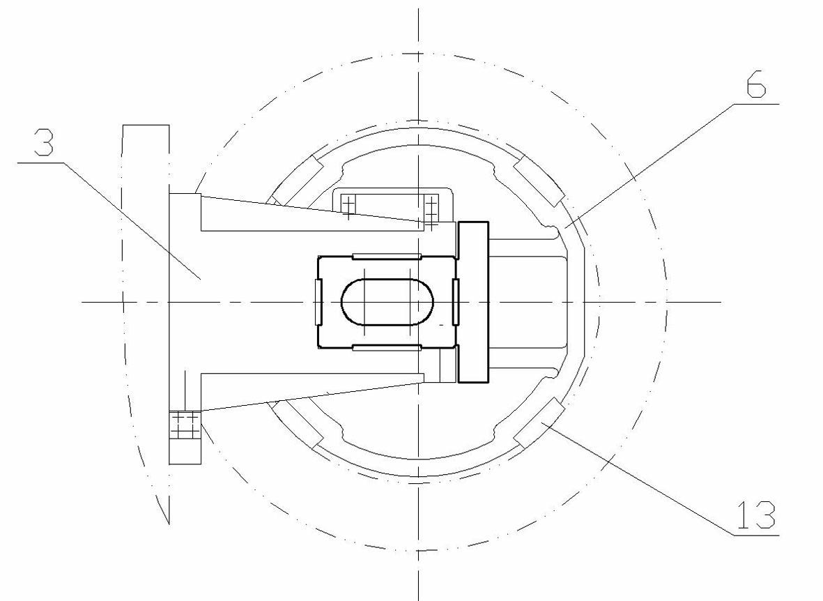 Large-lead nut turning device