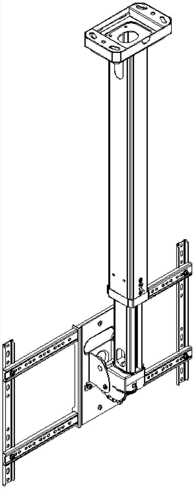 Self-locking free telescopic column mechanism