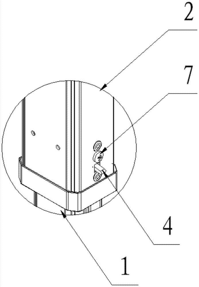 Self-locking free telescopic column mechanism