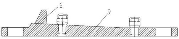 Steel rail telescopic adjuster fastener