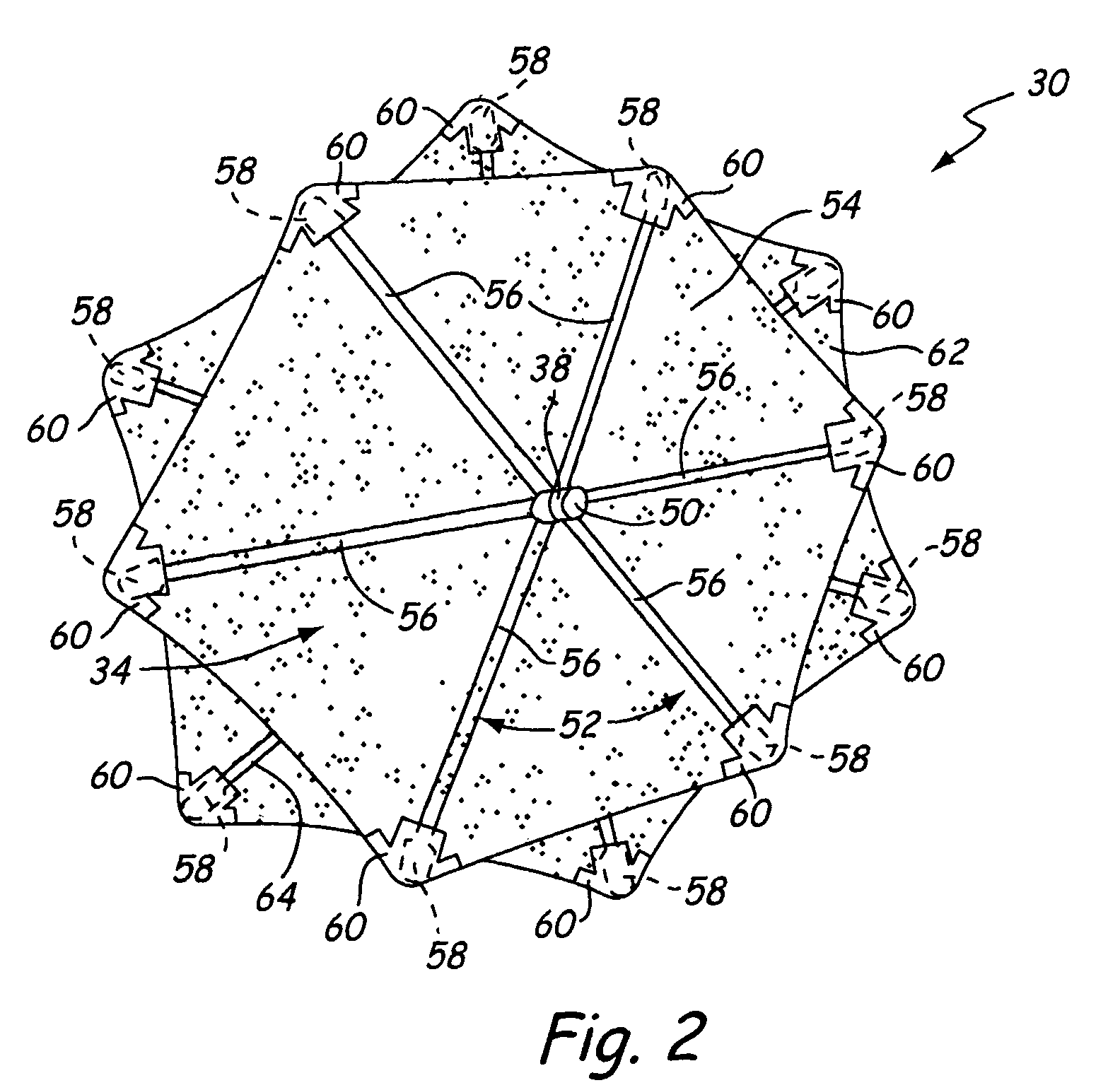 Self centering closure device for septal occlusion