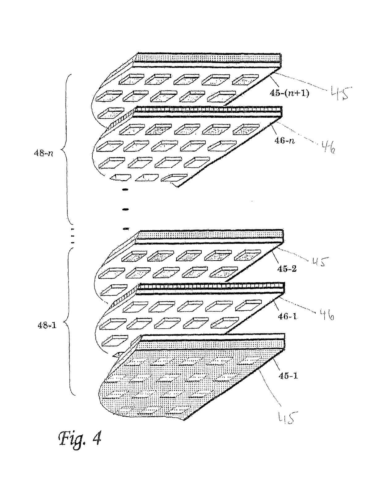 Multilayered electrochemical energy storage device and method of manufacture thereof