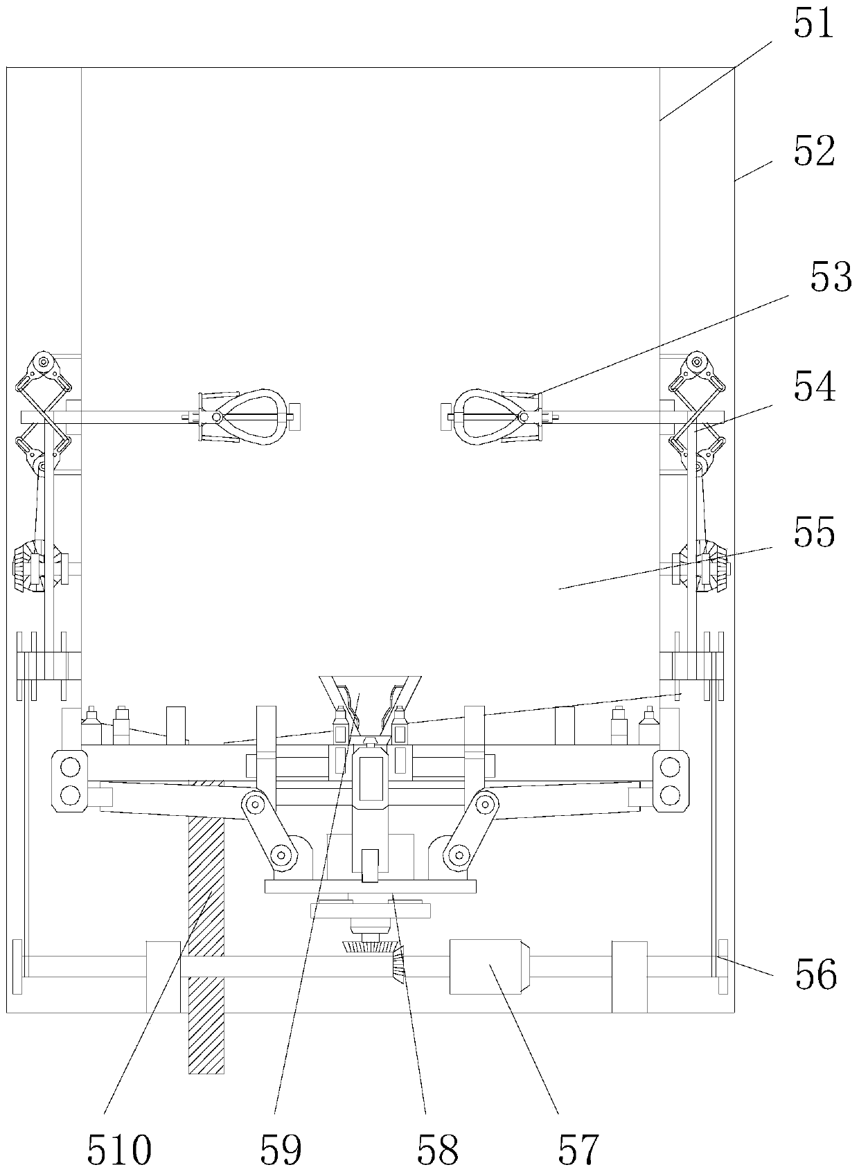 A rotary umbrella drying equipment