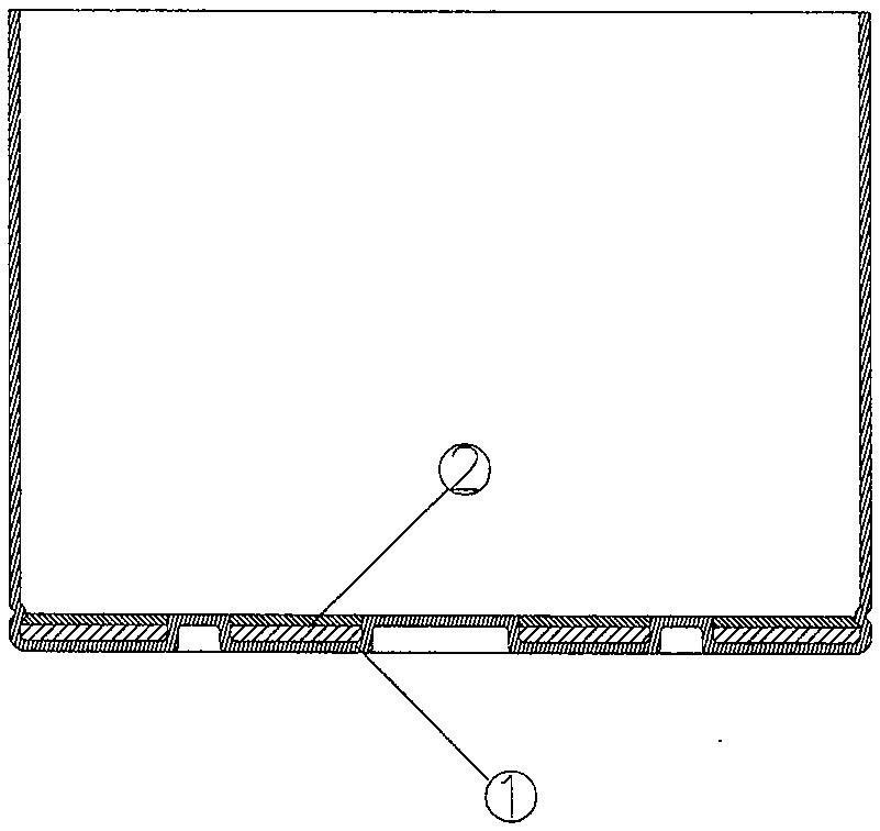 Novel inner composite bottom pot