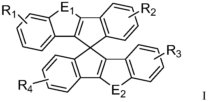 Novel heterocycle-spiro structure compound and application thereof in OLED devices