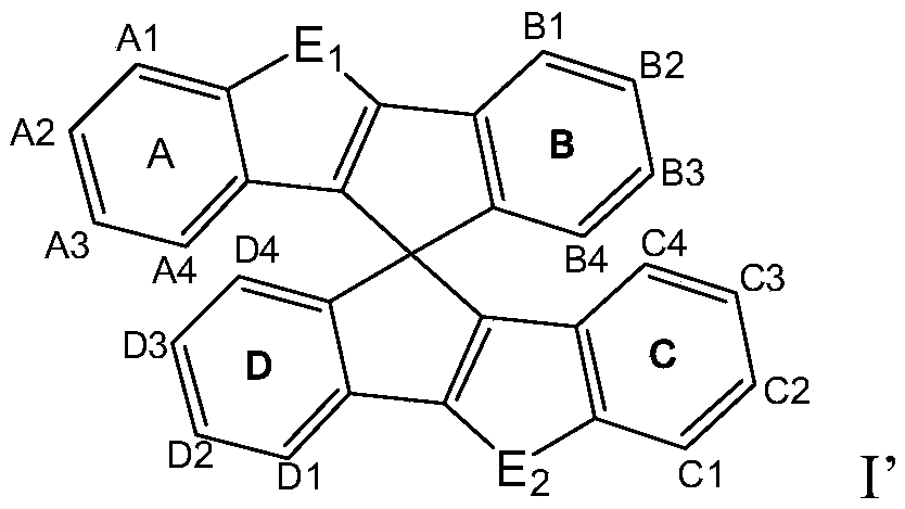 Novel heterocycle-spiro structure compound and application thereof in OLED devices