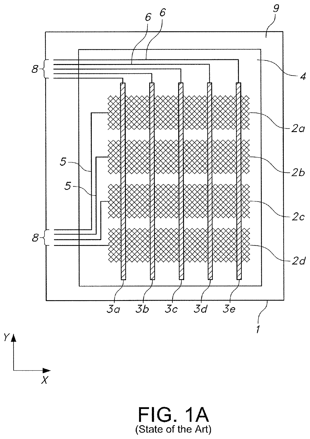 Capacitive sensor element and method for the production thereof