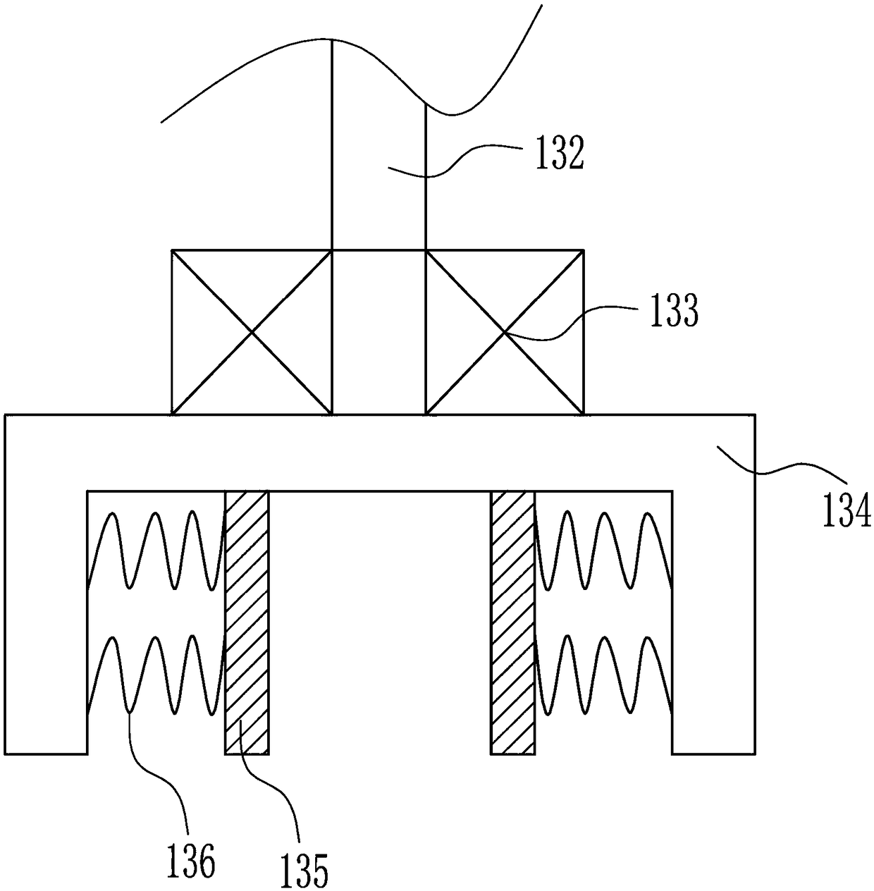 A kind of equipment for rapid derusting of steel bars for construction