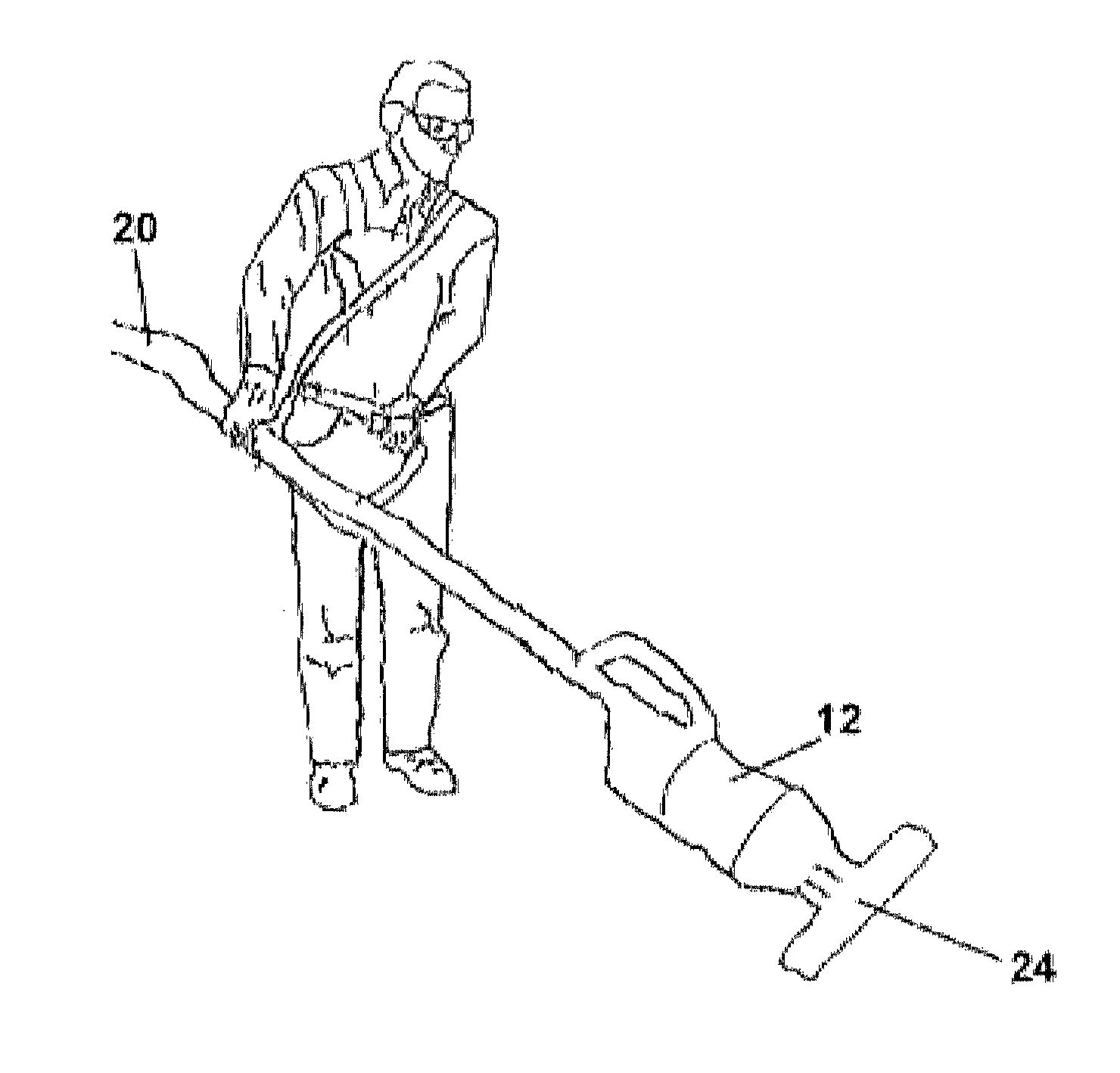 Apparatus for removing a layer of sediment which has settled on the bottom of a pond