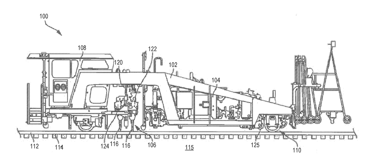 Apparatus and method for tamping ballast