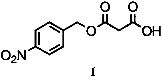 Biological preparation method of p-nitrobenzyl alcohol propandioic acid monoester