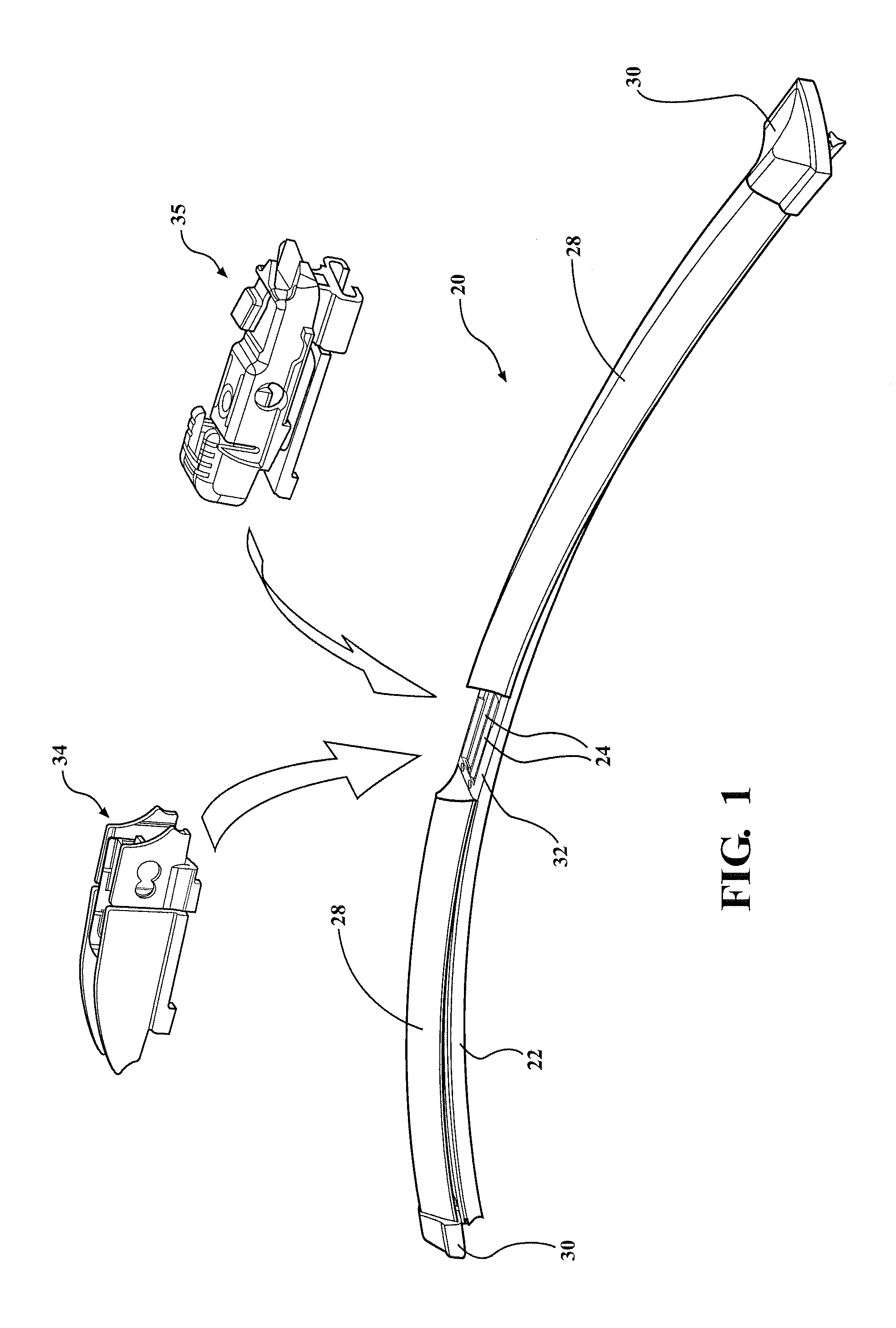 Windscreen wiper device