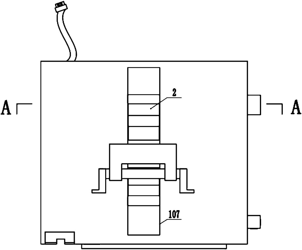 Computer display screen supporting bracket