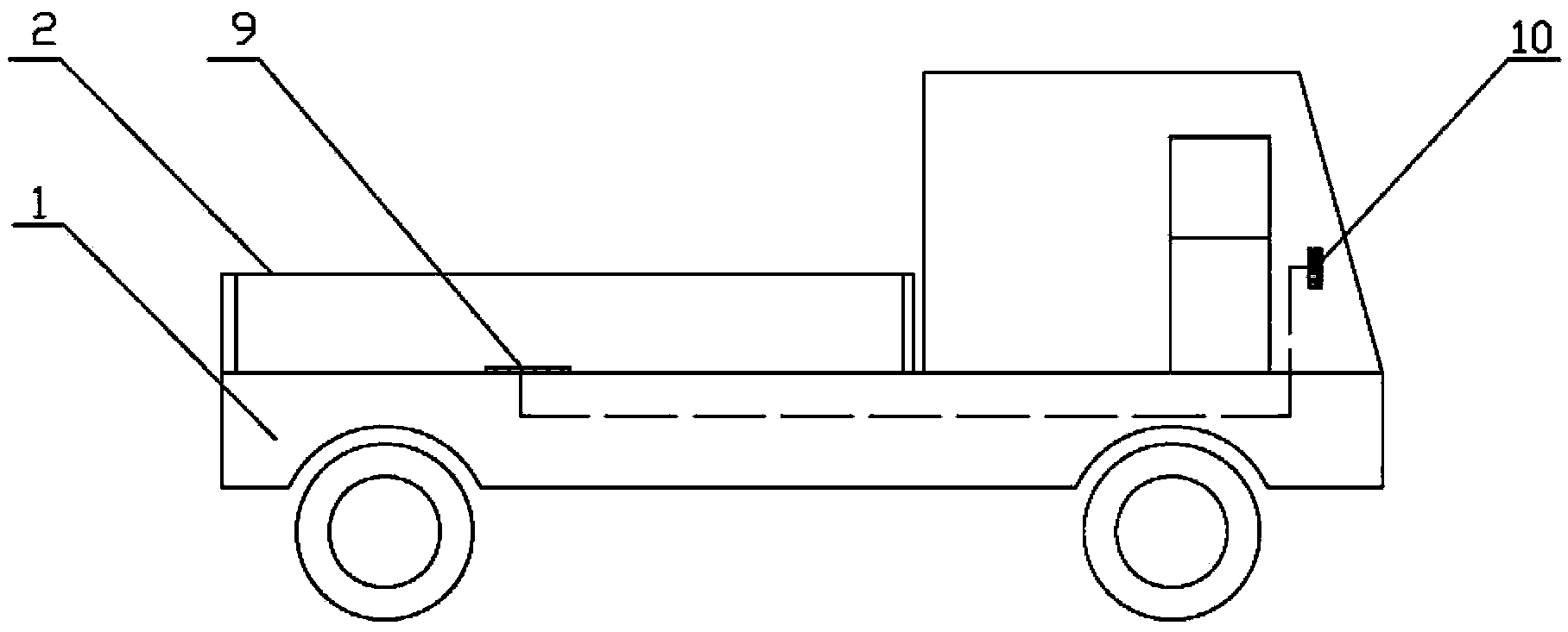 Detection tilting cart