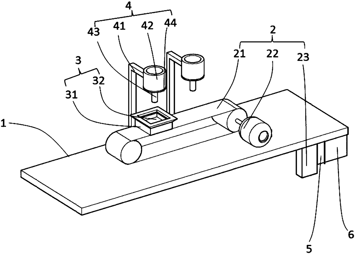 Automatically controlled ingredient weighing production line