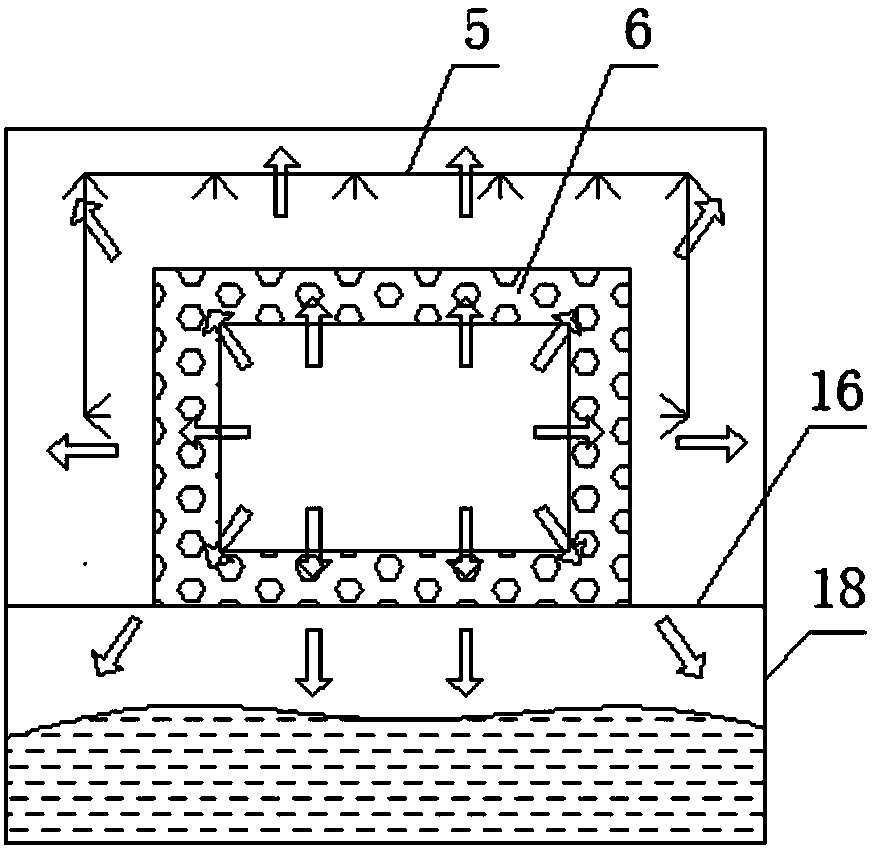 A compact exhaust gas treatment device