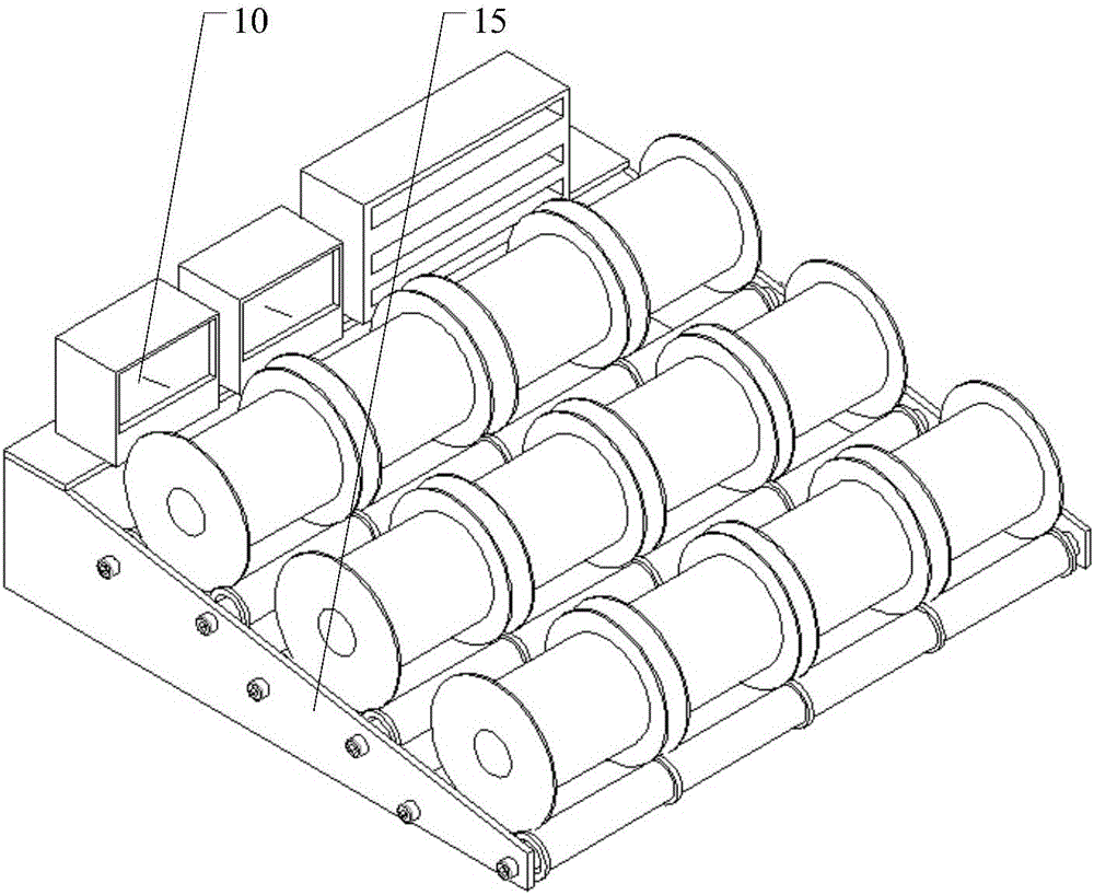 Online tin coating equipment for light condensation welding strip